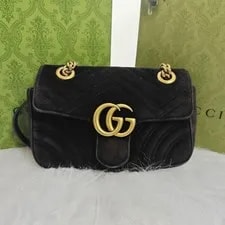 Gucci — Authentic Gucci GG Marmont V Stitch Chain — Handbag — resale