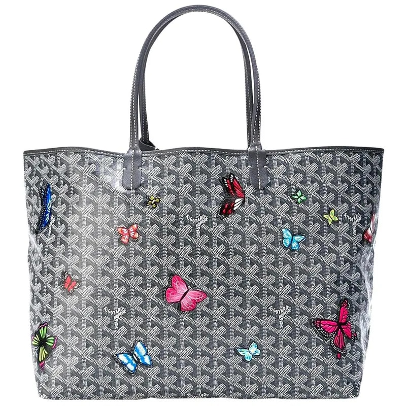 Goyard — Customised Butterfly Goyard Monogram St Louis — Handbag — resale