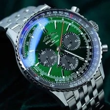 Breitling — Breitling Navitimer 1 B01 Chronograph Black Steel Full SET AB0127211B1A1 — Watch — resale