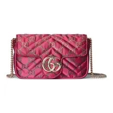 Gucci — Gucci GG Marmont Double G Logo Print Mini — Handbag — resale