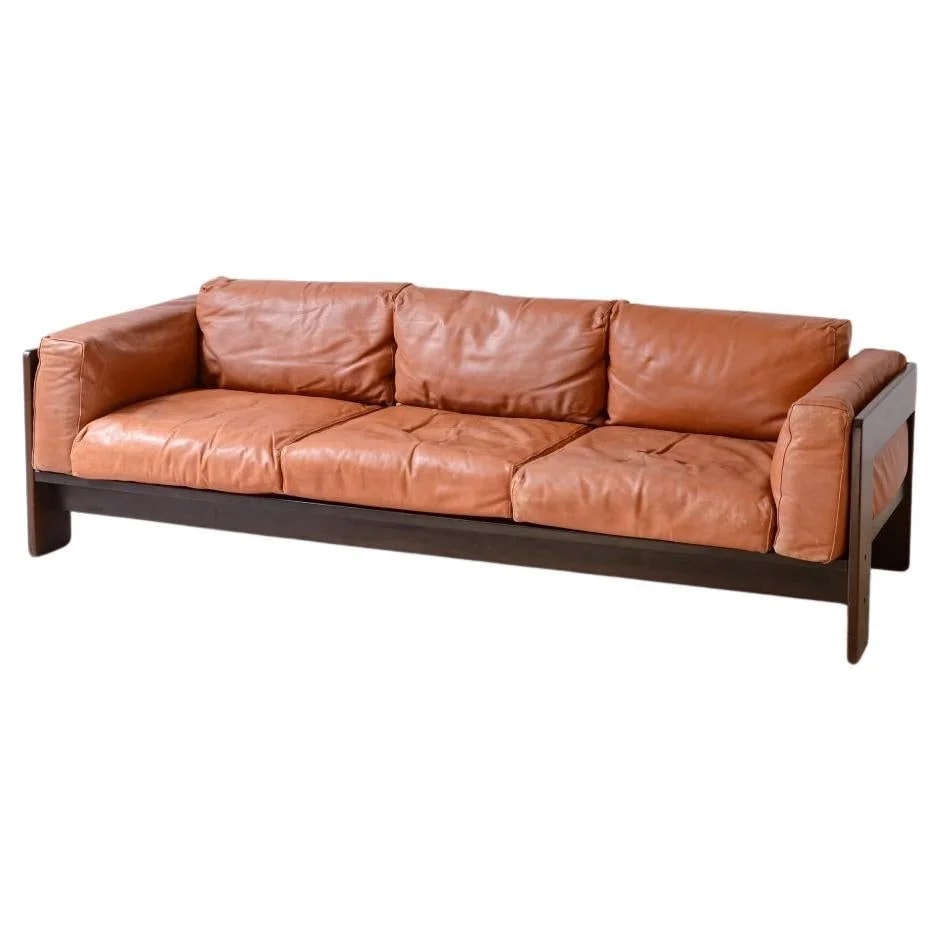 Bastiano Sofa Original Leather Upholstery by Tobia Scarpa — Furniture — resale