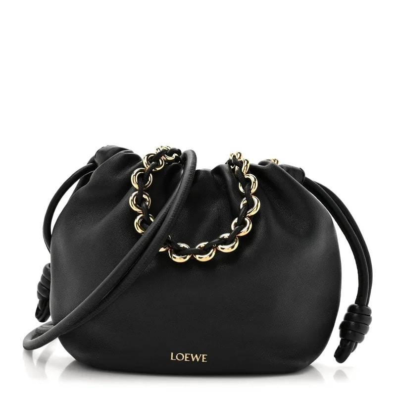 Loewe — Mellow Donut Chain Mini Flamenco Knot — Handbag — resale