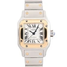 Cartier — Cartier Santos Galve SM W20057C4 Watches / Silver Mechanical Automatic — Watch — resale