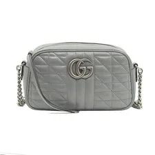 Gucci — Gucci Matelassé Chevron GG Marmont Small Chain 135202575 — Handbag — resale