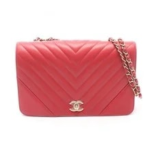 Chanel — Chanel Chevron V Stitch Full Flap r0_0604 — Handbag — resale