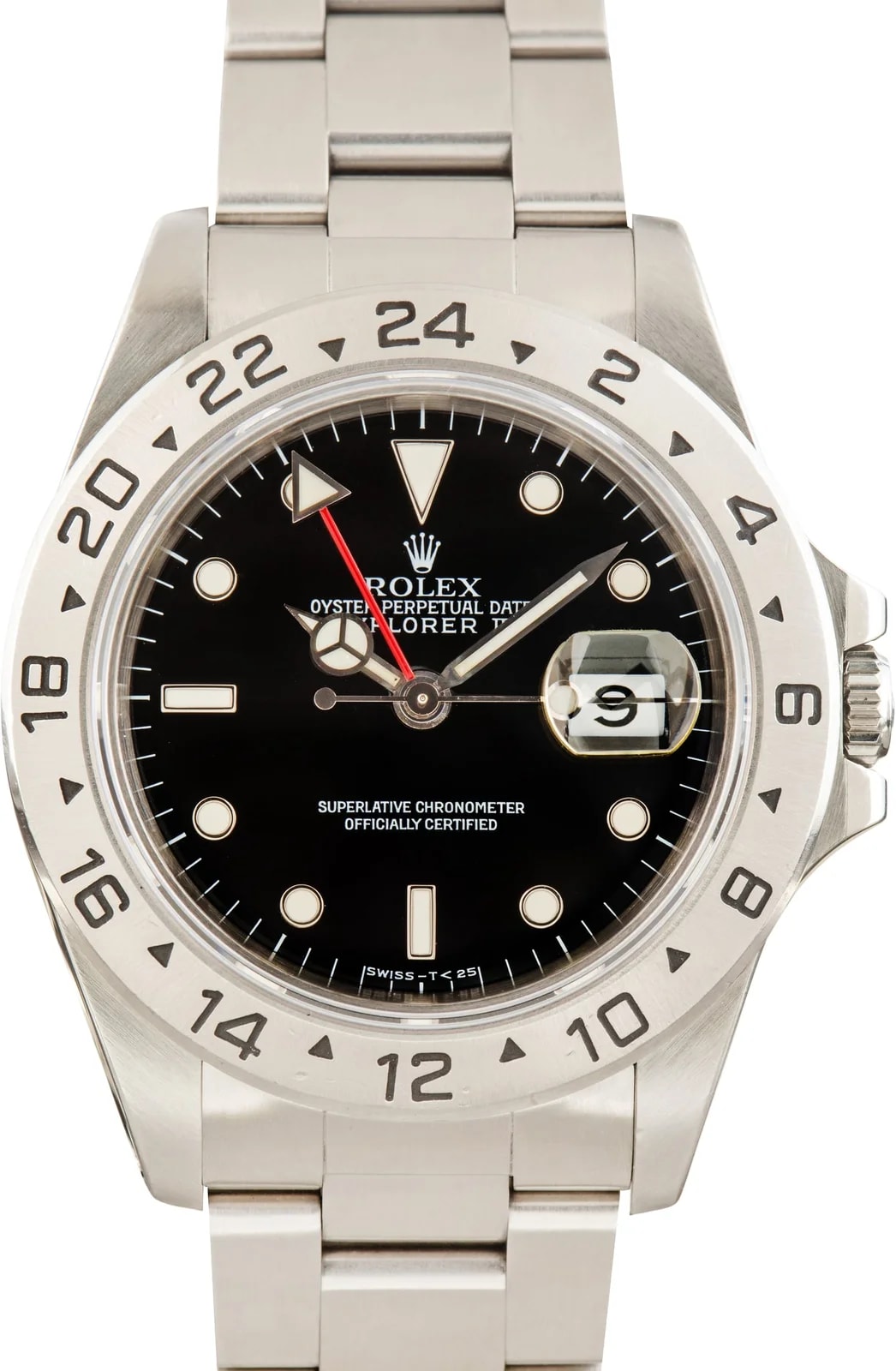 Rolex — Stainless Steel Rolex Explorer II Black Dial Ref 16570 — Watch — resale