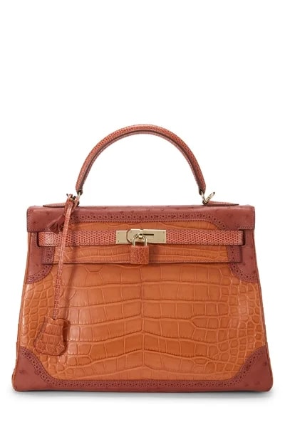 Hermès — Sanguine Matte Grand Mariage Kelly Retourne 32 — Handbag — resale