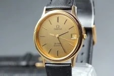 "As Is" Omega de Ville Cal.1332 Push Crown Gold Quartz Japan — Watch — resale