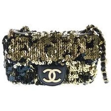 Chanel — Chanel Sequin Chain Flap Coco Mark — Handbag — resale