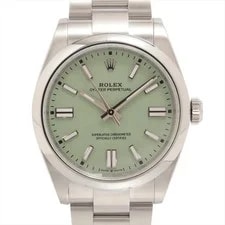 Rolex — Rolex Oyster Perpetual 41 134300 SS AT Pistachio Dial — Watch — resale