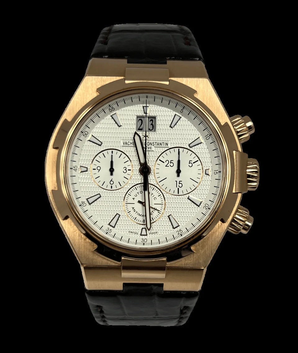 Worldofluxuryus — Vacheron Constantin Overseas Chronograph 18K Rose Gold — Watch — resale