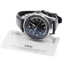 IWC — IWC Pilot’s Timezoner IW326201 45mm SS Black #C3231 — Watch — resale
