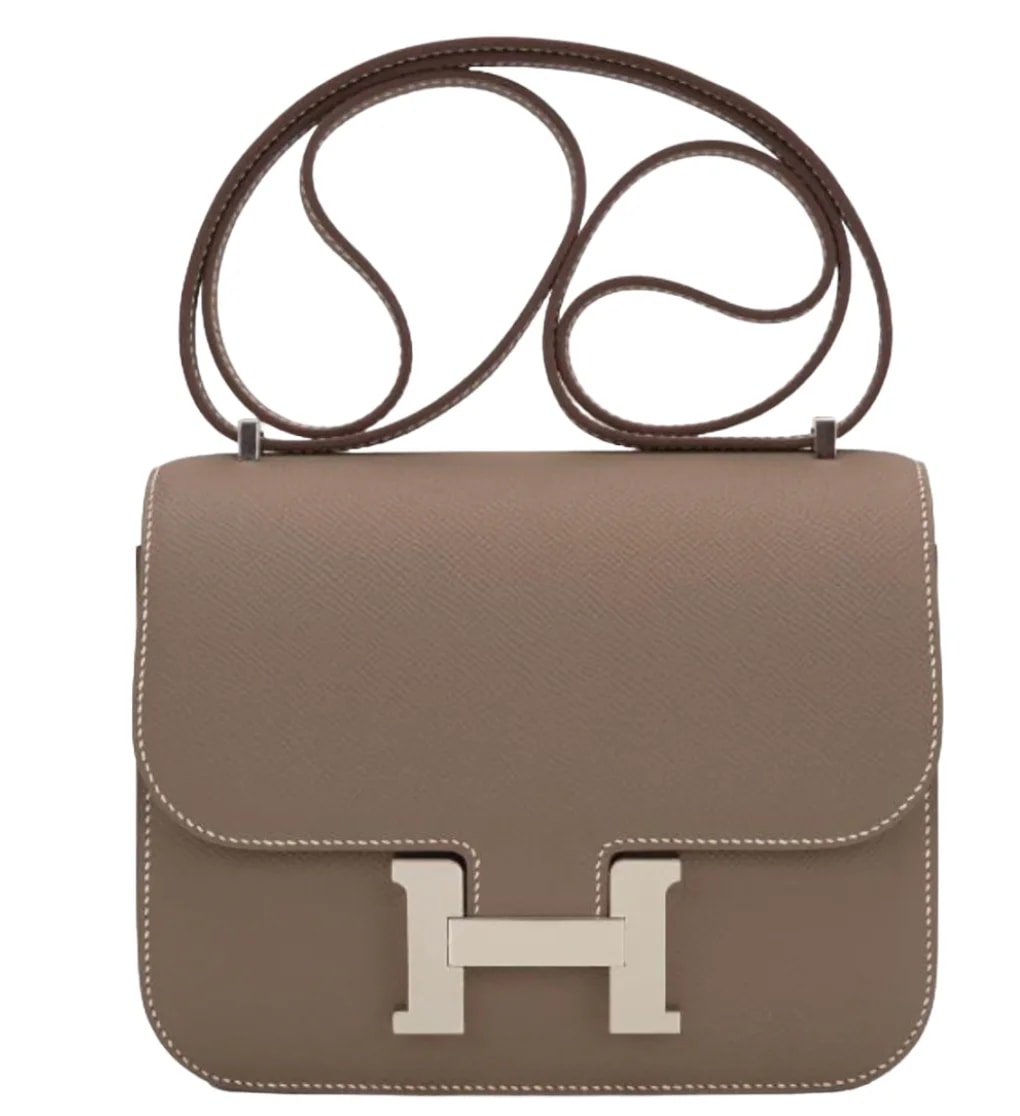 Hermès — Etoupe Constance 18 Cm With Palladium — Handbag — resale
