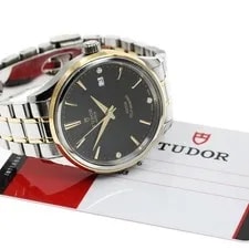 Tudor — Tudor Style 12503 38mm Ss/yg Black Dial Automatic Date #C295 — Watch — resale