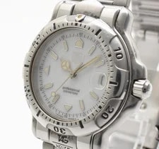 Tag Heuer — TAG Heuer WH1211 6000 Professional Quartz White Dial 38mm — Watch — resale
