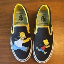 Vans — Vans X the Simpsons Slip on Homer & Bart Limited Edition ’S 6/ — Sneaker — resale