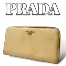 Prada — Prada Round Zipper Long Wallet 6535 From Japan — Handbag — resale