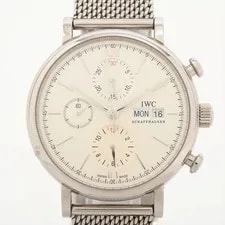 IWC — IWC Portofino IW356501 SS & Leather AT Silver-Face — Watch — resale