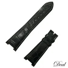 Patek Philippe — Patek Philippe Leather Belt Black Strap Genuine Leather 25mm From Ja — Watch — resale