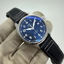 IWC — 2025 IWC Pilot Mark XX Blue Dial Steel Automatic 40mm Leather IW328204 B+P — Watch — resale