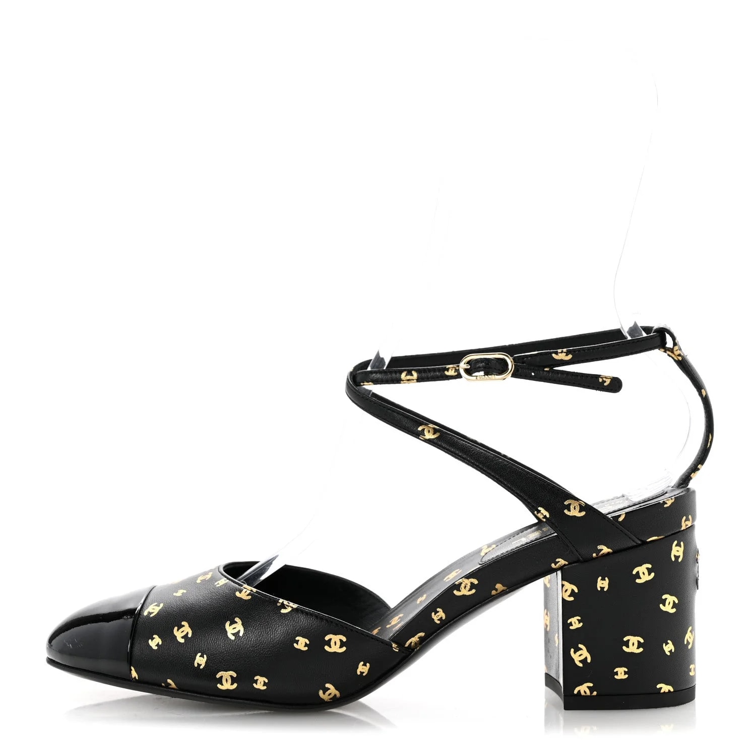 Printed CC Slingbacks 39 — Designer Shoe — resale