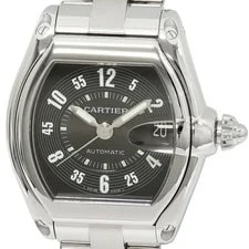 Cartier — Cartier Roadster LM W62004V3 Automatic Date Black Stainless Steel — Watch — resale