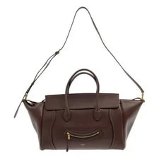 Celine — Celine | Smile Luggage Supple Shiny Lamskin 2-Way Shouldered KLDR-0 — Handbag — resale