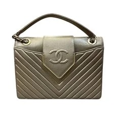 Chanel — Chanel V Stitch Flap Chain — Handbag — resale