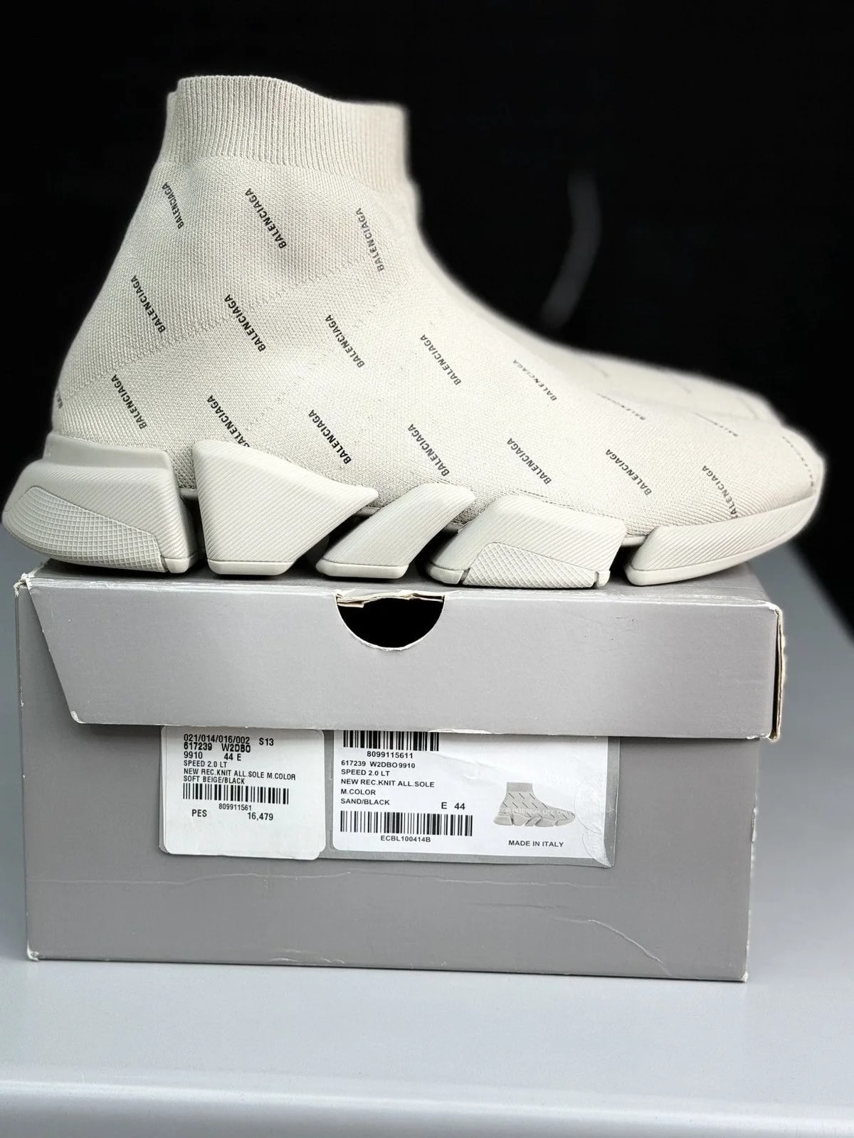 Balenciaga Speed 2.0 /Logo All Over