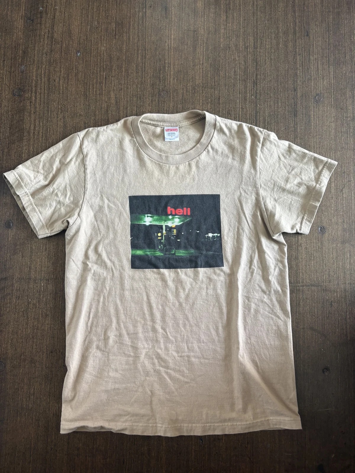 Supreme — Supreme "Hell" Gas Station T-shirt — streetwear — resale