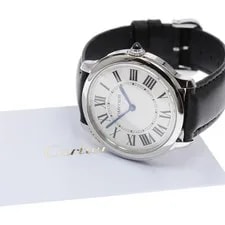 Cartier — Cartier Ronde Must DE WSRN0031 36MM SS Silver Dial Quartz #C398 — Watch — resale