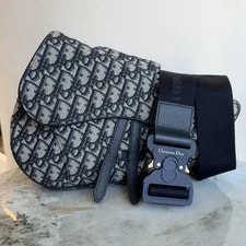 Dior — Dior Saddle Iconic Embroidered Print Monogram - Excellent #12P511M — Handbag — resale