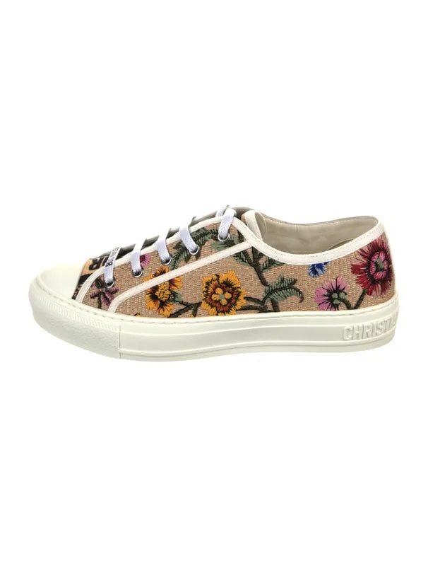 Dior — Floral Print Sneakers — Sneaker — resale