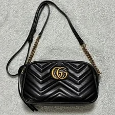 Gucci — Gucci GG Marmont Matelassé Small Crossbody Official — Handbag — resale