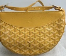 Goyard — Goyard Half Moon Zip W/ Adjustable Strap — Handbag — resale