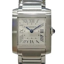 Cartier — Cartier Tank WSTA0129 25.7mm Stainless Steel Silver #UW265 — Watch — resale