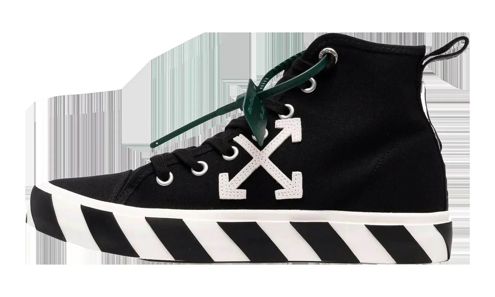 Off-White — Mid Top Vulcanized " / " OM1A119C99FAB0011 001 — Sneaker — resale