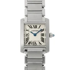 Cartier — Cartier Tank W51008Q3 ( 2384) 18mm Stainless Steel Silver #WW9237 — Watch — resale