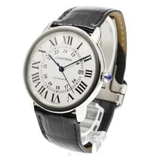Cartier — Cartier Ronde Solo XL W6701010 42mm SS Silver Dial Automatic Date #C12678 — Watch — resale