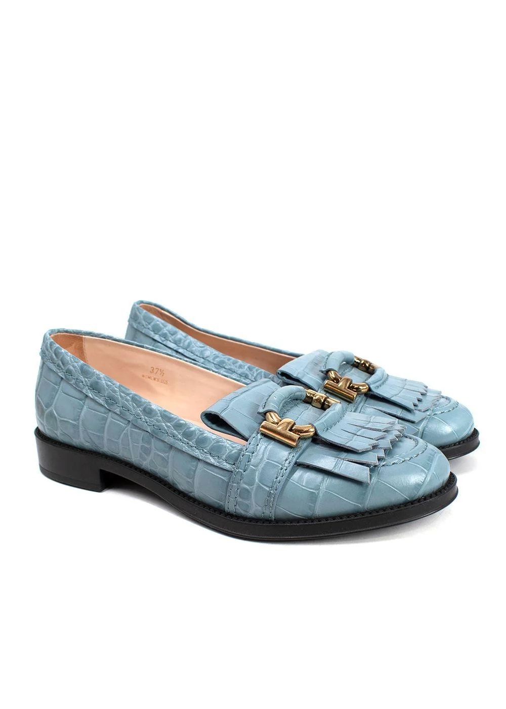 Tod's — Tod's Embossed — Designer Shoe — resale