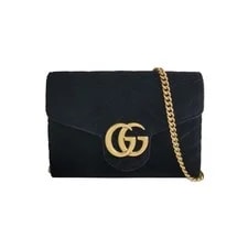 Gucci — Gucci GG Marmont Chain Wallet Crossbody Chain Top — Handbag — resale