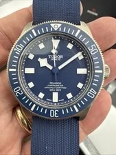 Tudor — Tudor Blue Pelagos FXD M25707B/22-0001 Marine Natl 42MM Titanium W — Watch — resale