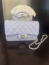 Chanel — Chanel Classic Top Handle Flap GHW $6200 — Handbag — resale