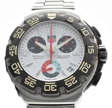 TAG Heuer — 【EXC+5】TAG Heuer Formula 1 CAC1111 White Swiss Quartz Chronograph — Watch — resale