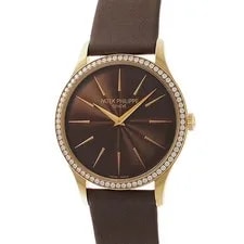 Patek Philippe — Patek Philippe Calatrava Diamond Bezel K18PG New Band 4897R-001 TO225047 — Watch — resale