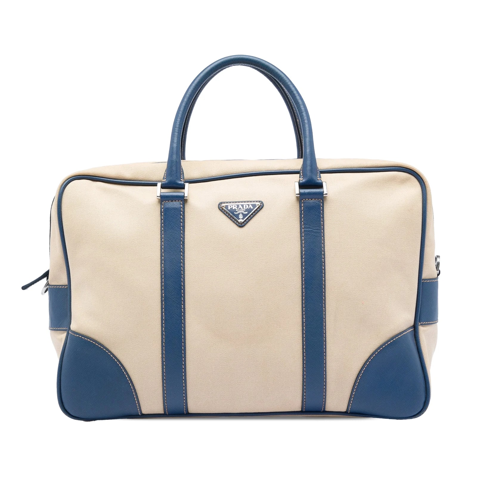 Prada — Trimmed Briefcase — Handbag — resale