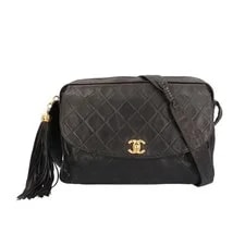 Chanel — Chanel Outside Flap With Fringe Matelass Ladie — Handbag — resale