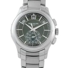 Patek Philippe — Patek Philippe Complications Annual Calendar Flyback Chronograph Steel 59 — Watch — resale