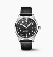 IWC — IWC Schaffhausen Mark XX 20 IW328201 Automatic SS Leather Band — Watch — resale