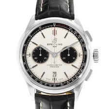 Breitling — Breitling for Bentley AB0118221G1P1 42mm Silver Dial Steel Automatic — Watch — resale